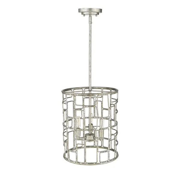 Amoret 3-Light Convertible Pendant in Antique Silver - Image 6