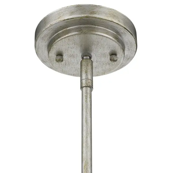 Amoret 3-Light Convertible Pendant in Antique Silver - Image 7