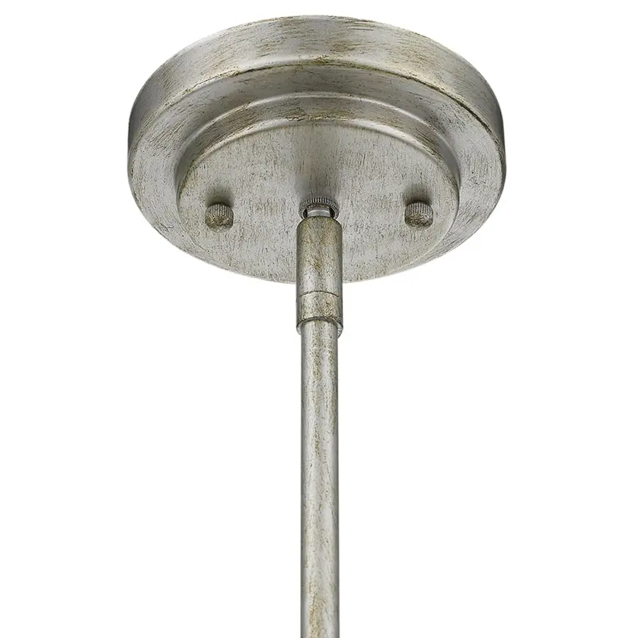 Amoret 3-Light Convertible Pendant in Antique Silver - Image 7