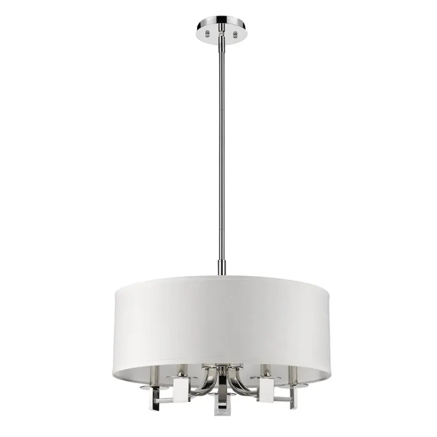 Elegant 5-Light Pendant with Versatile Transitional Design - Image 1