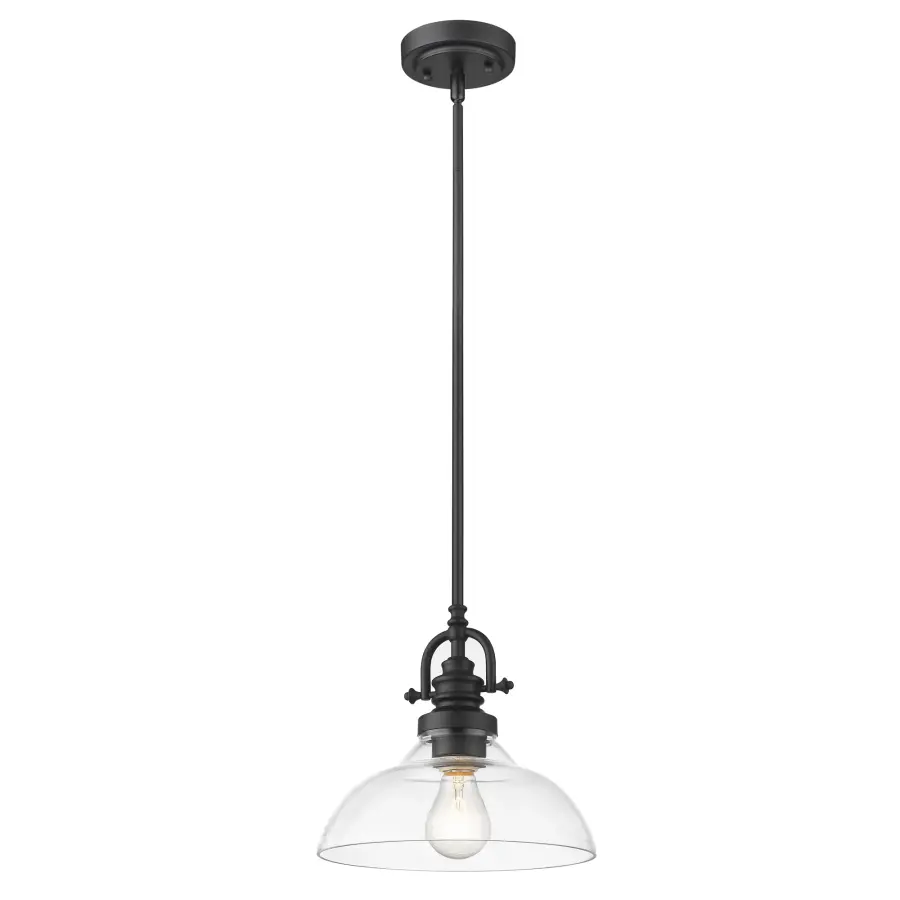 Virginia 1-Light Mini Pendant in Matte Black - Image 2