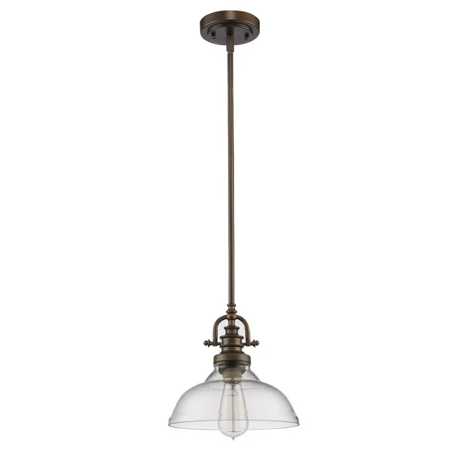 Virginia 1-Light Mini Pendant in Oil Rubbed Bronze