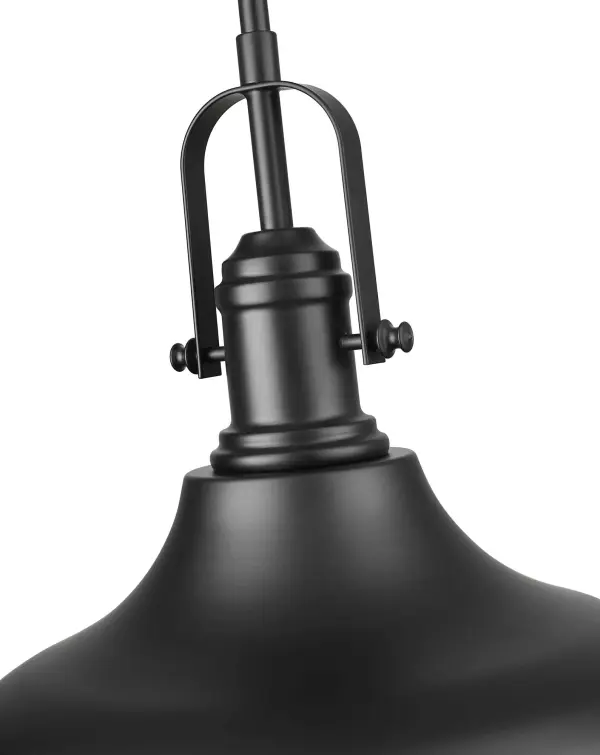 Virginia 1-Light Mini Pendant in Matte Black - Image 4
