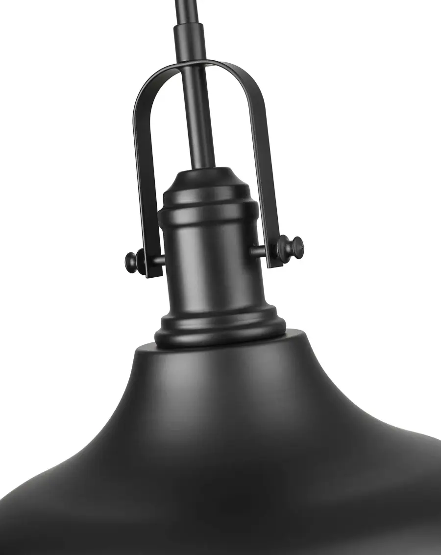 Virginia 1-Light Mini Pendant in Matte Black - Image 4