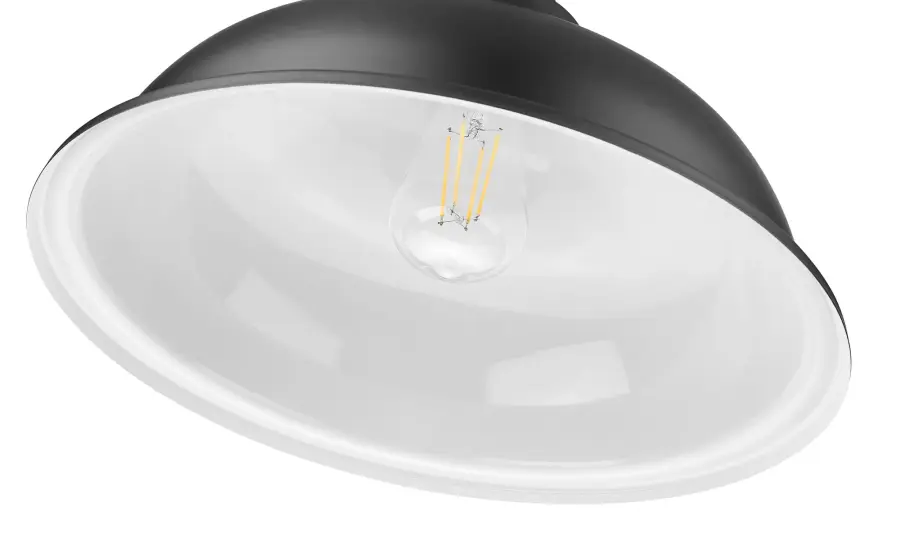 Virginia 1-Light Mini Pendant in Matte Black - Image 5