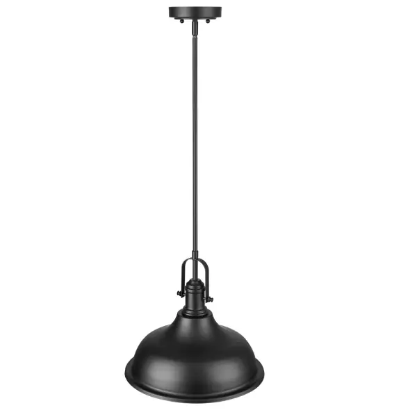 Virginia 1-Light Mini Pendant in Matte Black - Image 6
