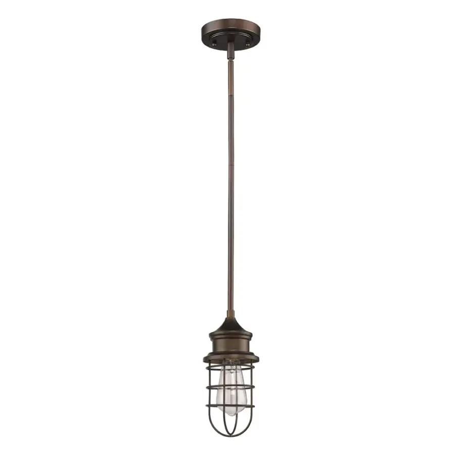 Virginia 1-Light Mini Pendant in Oil Rubbed Bronze