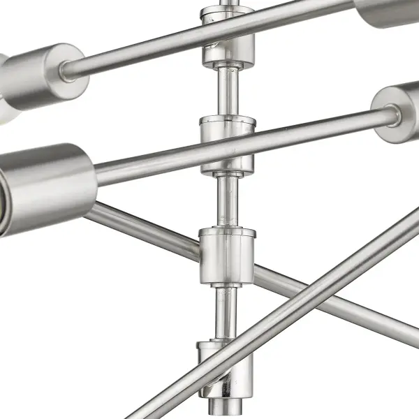 Calix 8-Light Pendant in Satin Nickel - Image 5