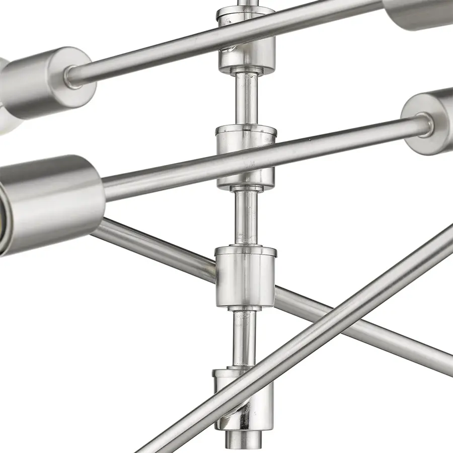 Calix 8-Light Pendant in Satin Nickel - Image 5