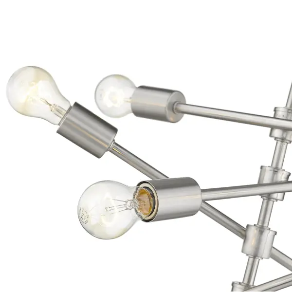 Calix 8-Light Pendant in Satin Nickel - Image 6