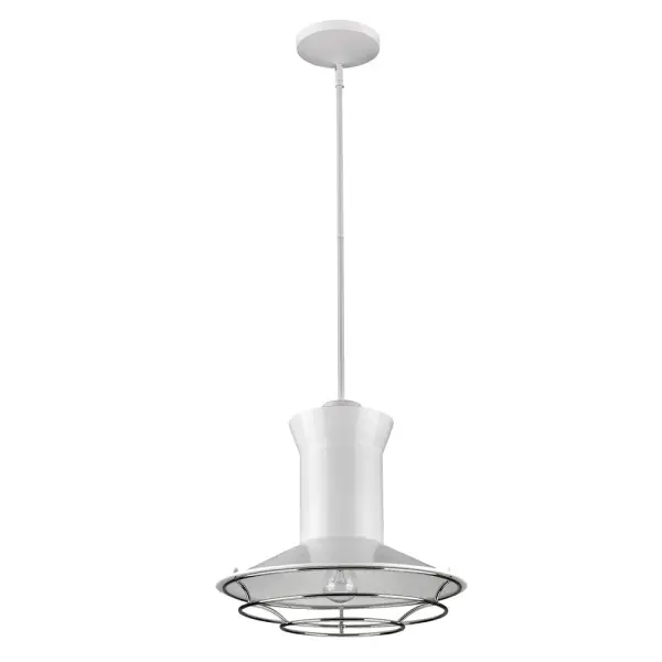 Newport 1-Light Pendant in White
