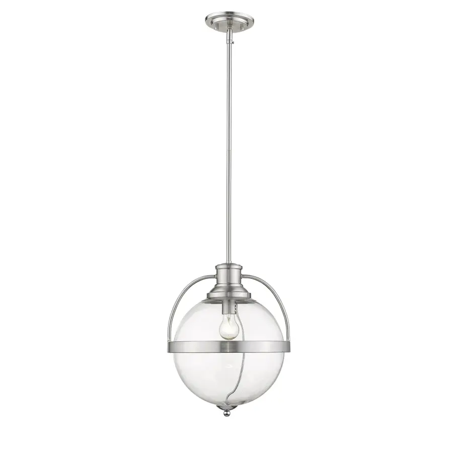 Kassian 1-Light Pendant in Satin Nickel - Image 2