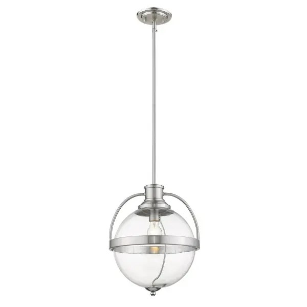 Kassian 1-Light Pendant in Satin Nickel - Image 3