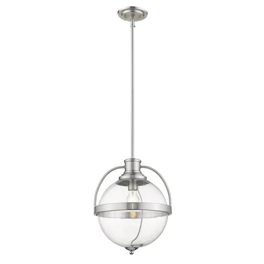 Kassian 1-Light Pendant in Satin Nickel - Image 3