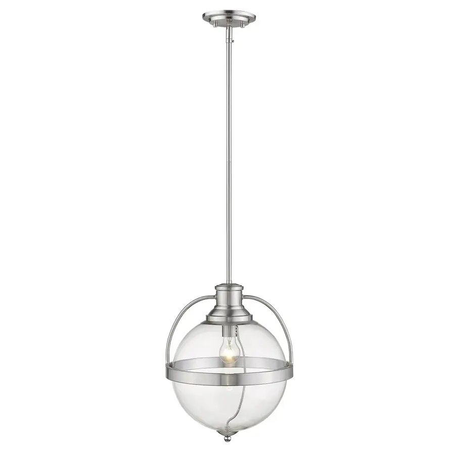Kassian 1-Light Pendant in Satin Nickel - Image 4