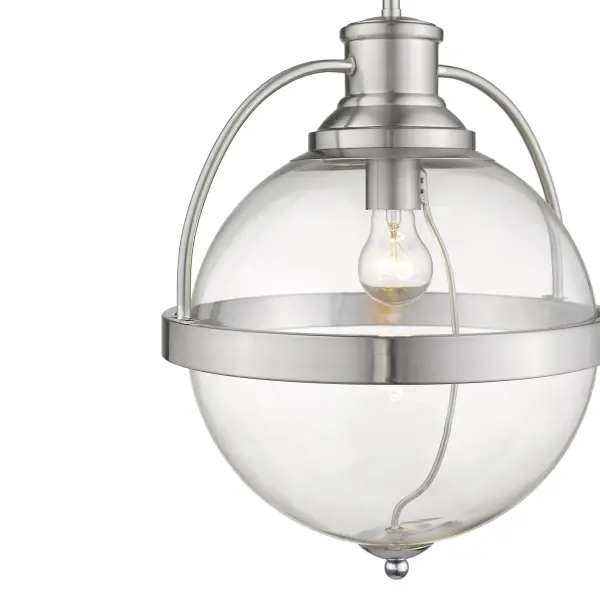 Kassian 1-Light Pendant in Satin Nickel - Image 6