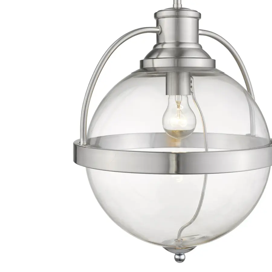 Kassian 1-Light Pendant in Satin Nickel - Image 6