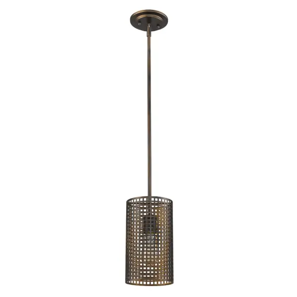 Loft 1-Light Mini Pendant in Oil Rubbed Bronze