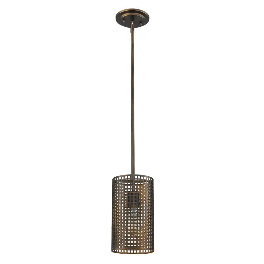 Loft 1-Light Mini Pendant in Oil Rubbed Bronze