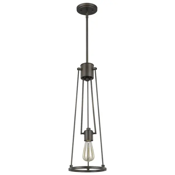 The Jade pendant offers a refined 8-inch profile perfect for smaller spaces. Its oil rubbed bronze finish brings warmth and character, while adjustable hanging options provide installation flexibility.