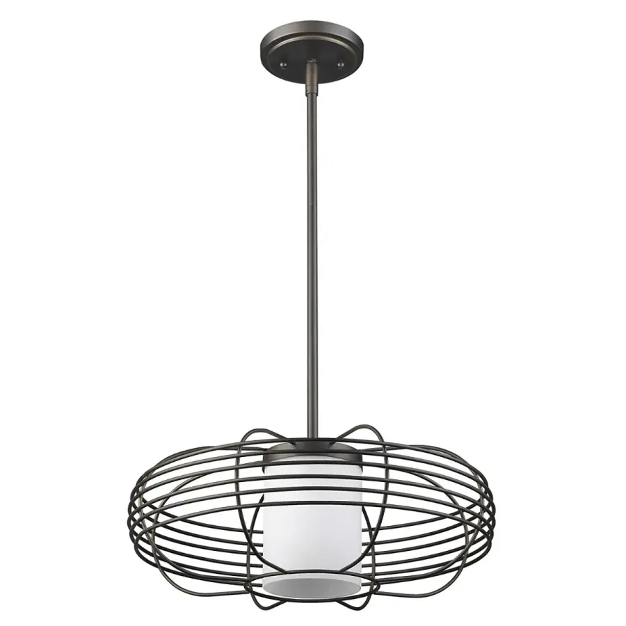Loft 1-Light Wire Globe Pendant - Image 1