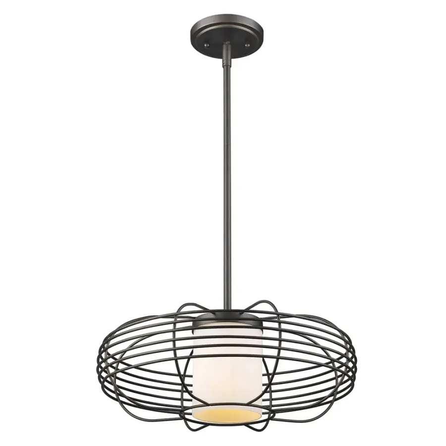 Loft 1-Light Wire Globe Pendant - Image 2