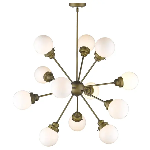 Grand Industrial Statement Piece with Vintage Brass Charm - Image 1