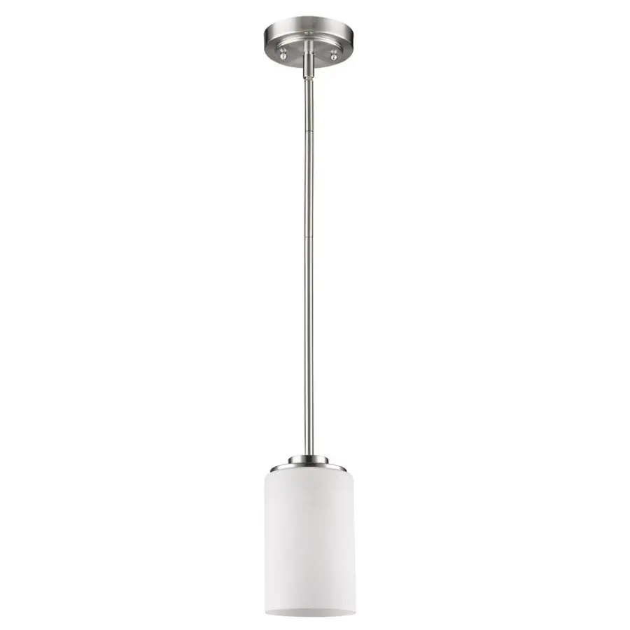 Addison 1-Light Mini Pendant in Satin Nickel