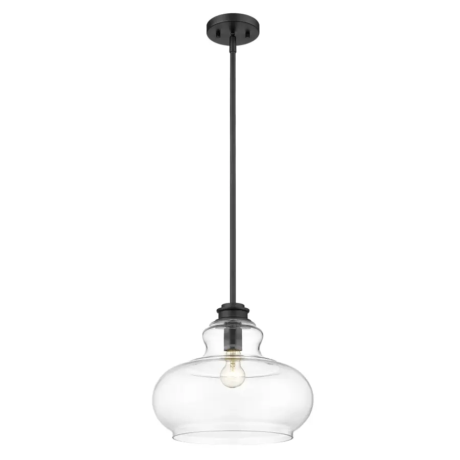 Torrel 1-Light Pendant in Matte Black - Image 2