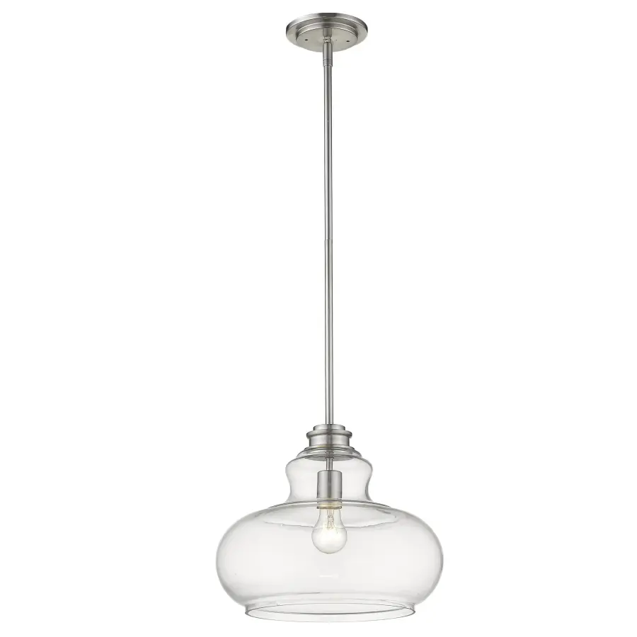 Torrel 1-Light Pendant in Satin Nickel - Image 4