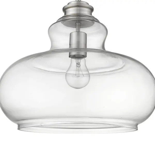 Torrel 1-Light Pendant in Satin Nickel - Image 5