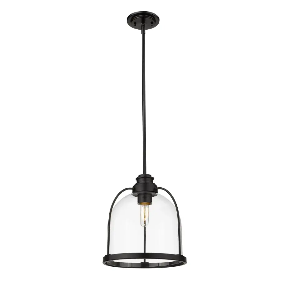 Stanton 1-Light Pendant in Matte Black - Image 1