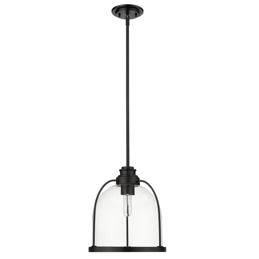 Stanton 1-Light Pendant in Matte Black - Image 6