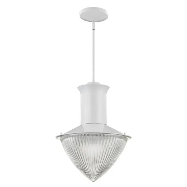 Skylar 1-Light Pendant in White