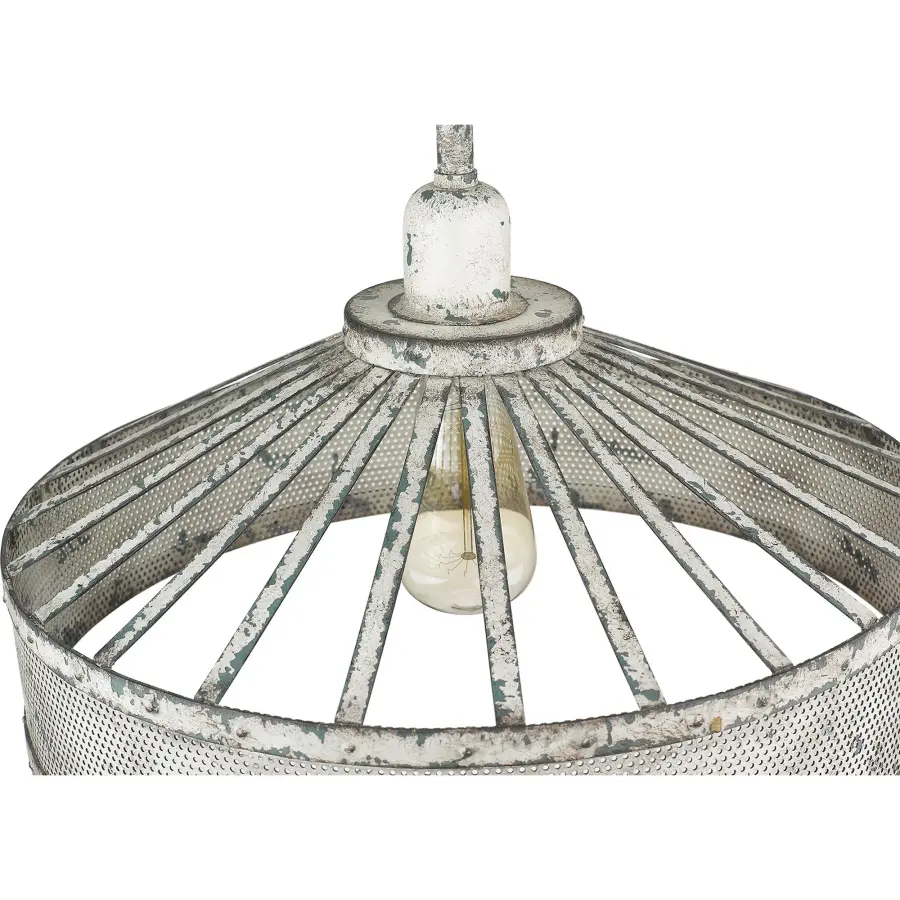 Iris 1-Light Pendant in Antique Iron - Image 6