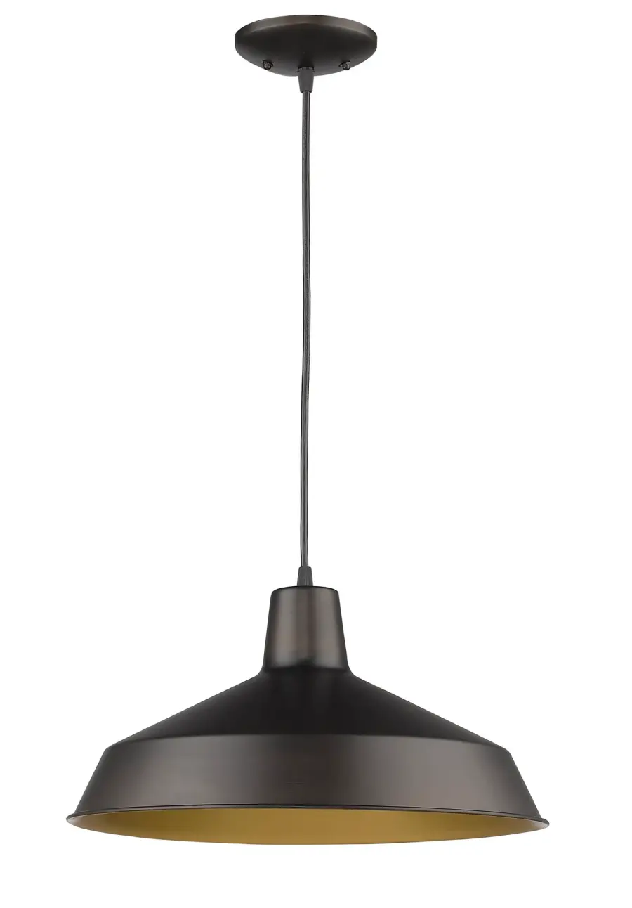 Alcove 1-Light Pendant in Oil Rubbed Bronze - Image 1