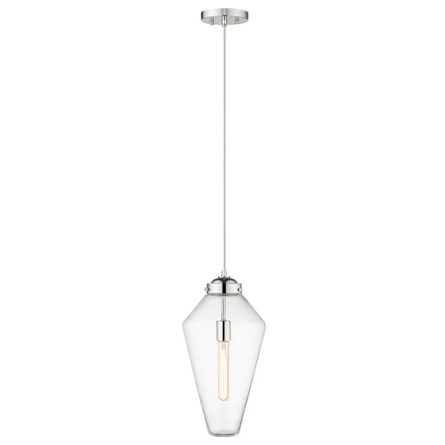 Ballina 1-Light Mini-Pendant in Polished Nickel - Image 2
