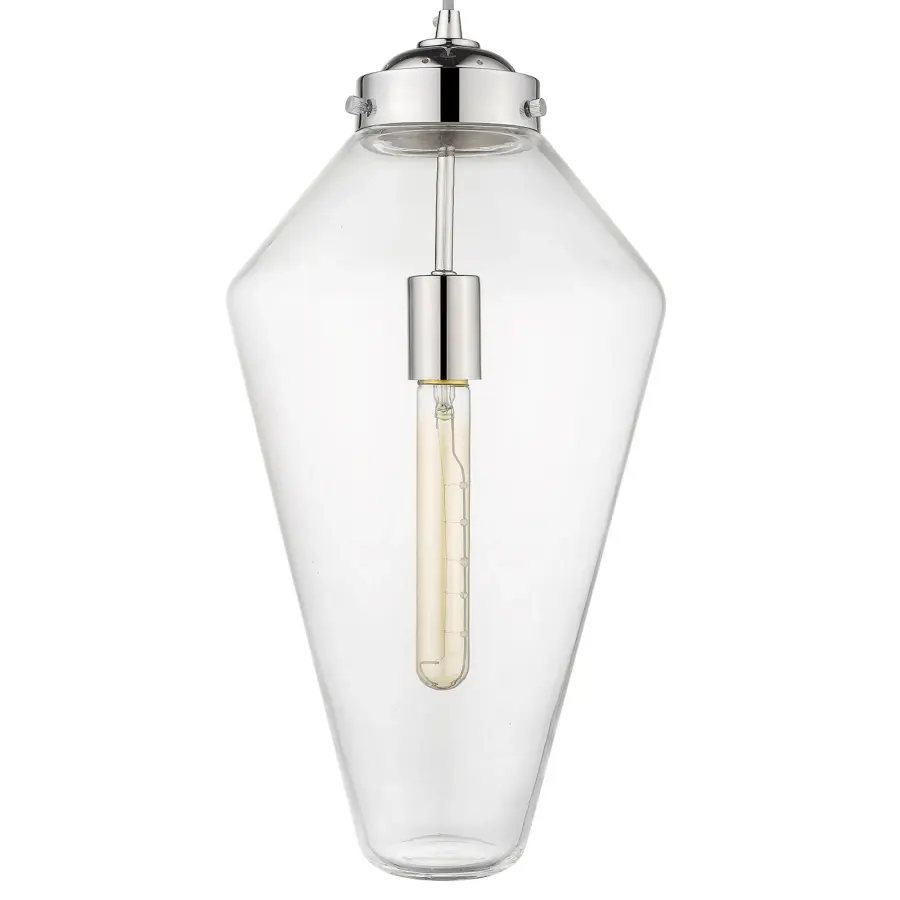 Ballina 1-Light Mini-Pendant in Polished Nickel - Image 4