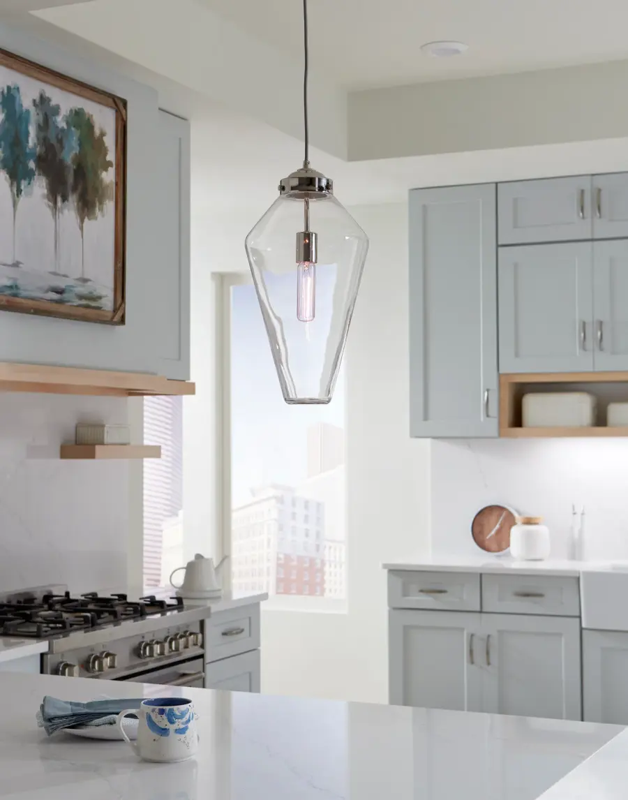 Ballina 1-Light Mini-Pendant in Polished Nickel - Image 5