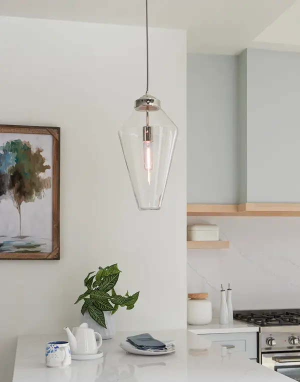 Ballina 1-Light Mini-Pendant in Polished Nickel - Image 6
