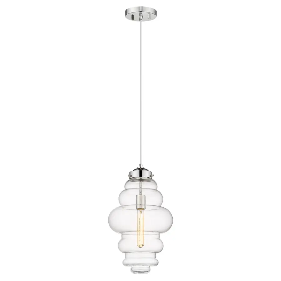 Ballina 1-Light Mini Pendant in Polished Nickel - Image 2