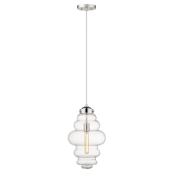 Ballina 1-Light Mini Pendant in Polished Nickel - Image 3