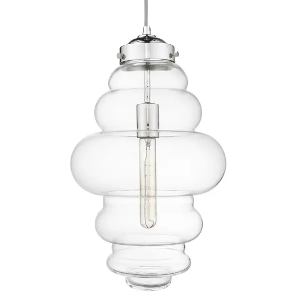 Ballina 1-Light Mini Pendant in Polished Nickel - Image 4