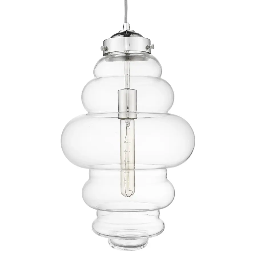 Ballina 1-Light Mini Pendant in Polished Nickel - Image 4