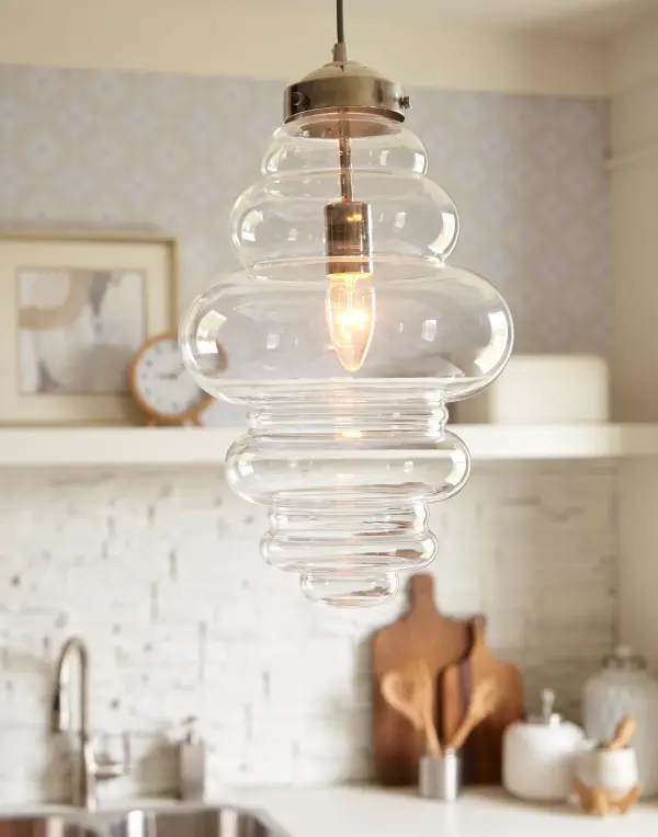 Ballina 1-Light Mini Pendant in Polished Nickel - Image 5