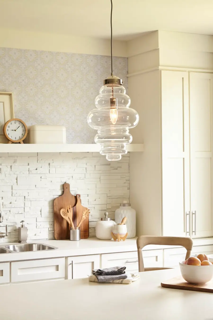 Ballina 1-Light Mini Pendant in Polished Nickel - Image 6
