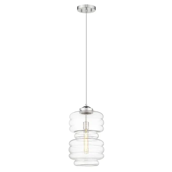 Ballina 1-Light Mini Pendant in Polished Nickel - Image 3