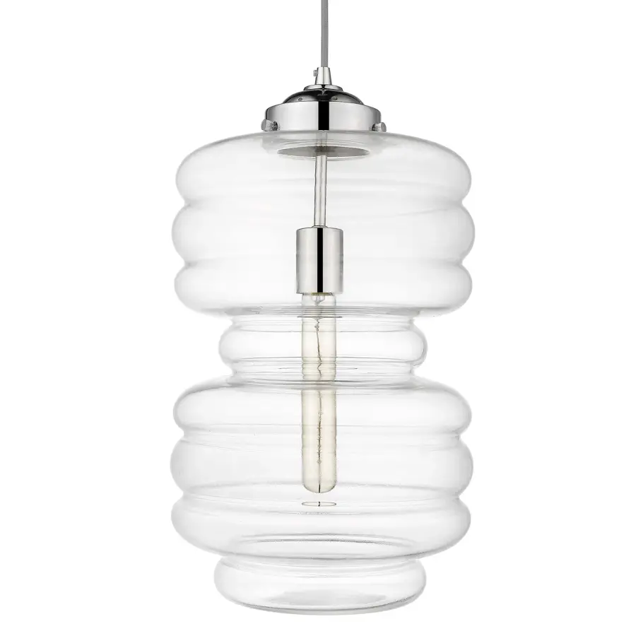 Ballina 1-Light Mini Pendant in Polished Nickel - Image 4