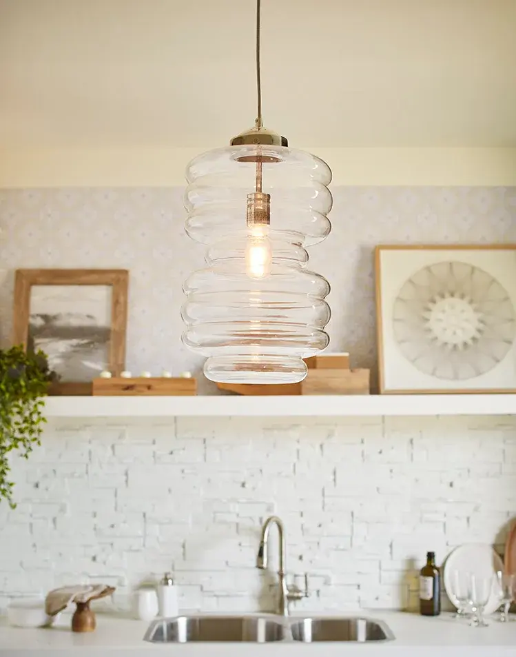 Ballina 1-Light Mini Pendant in Polished Nickel - Image 6