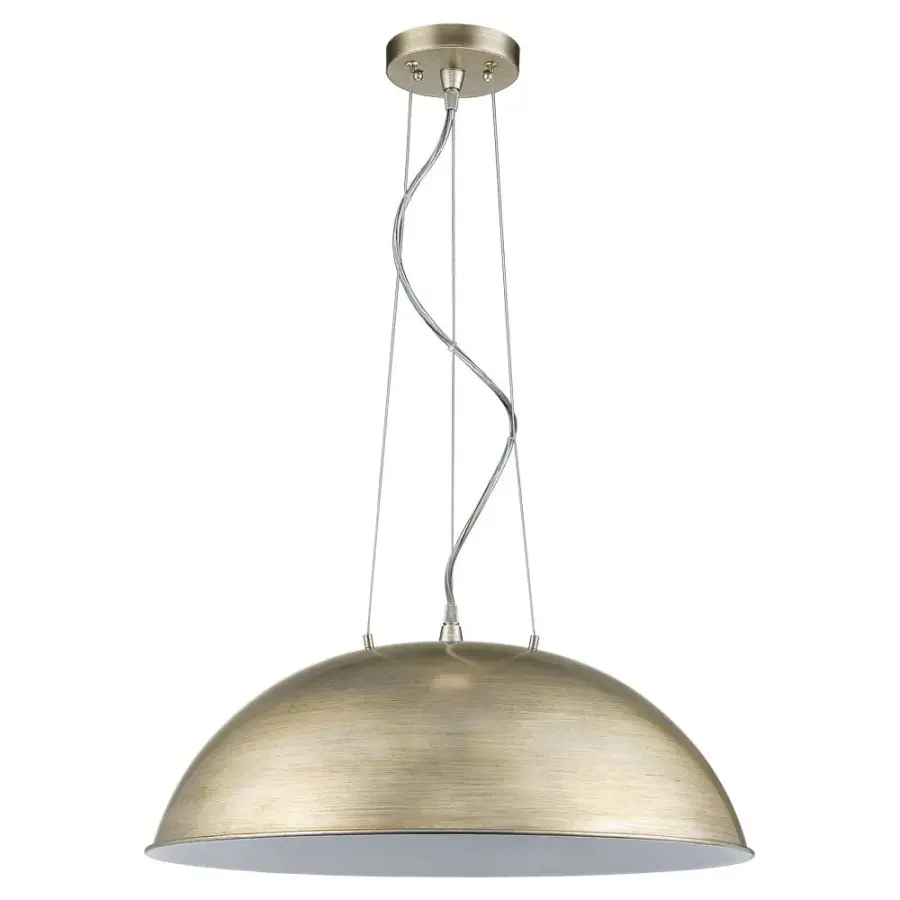 Layla 1-Light Pendant in Washed Gold